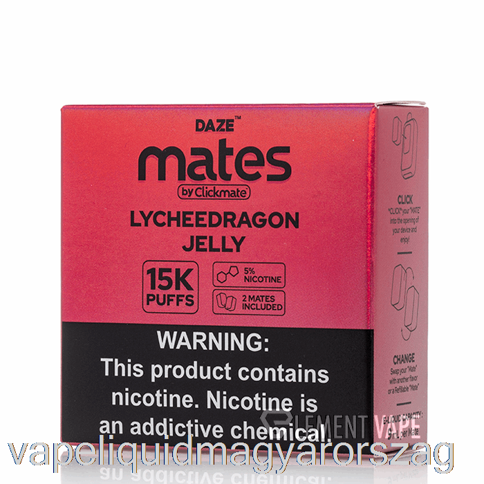 7 Daze Mate Hüvely Licsi Dragon Jelly Vape Folyadék